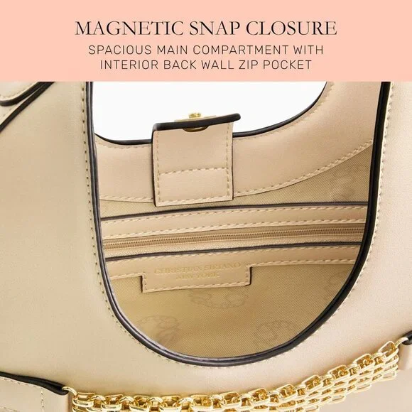 Women's Hobo Bag Purse Crossbody Chain Shoulder Tote Fashion Durable - Picture 6 of 7